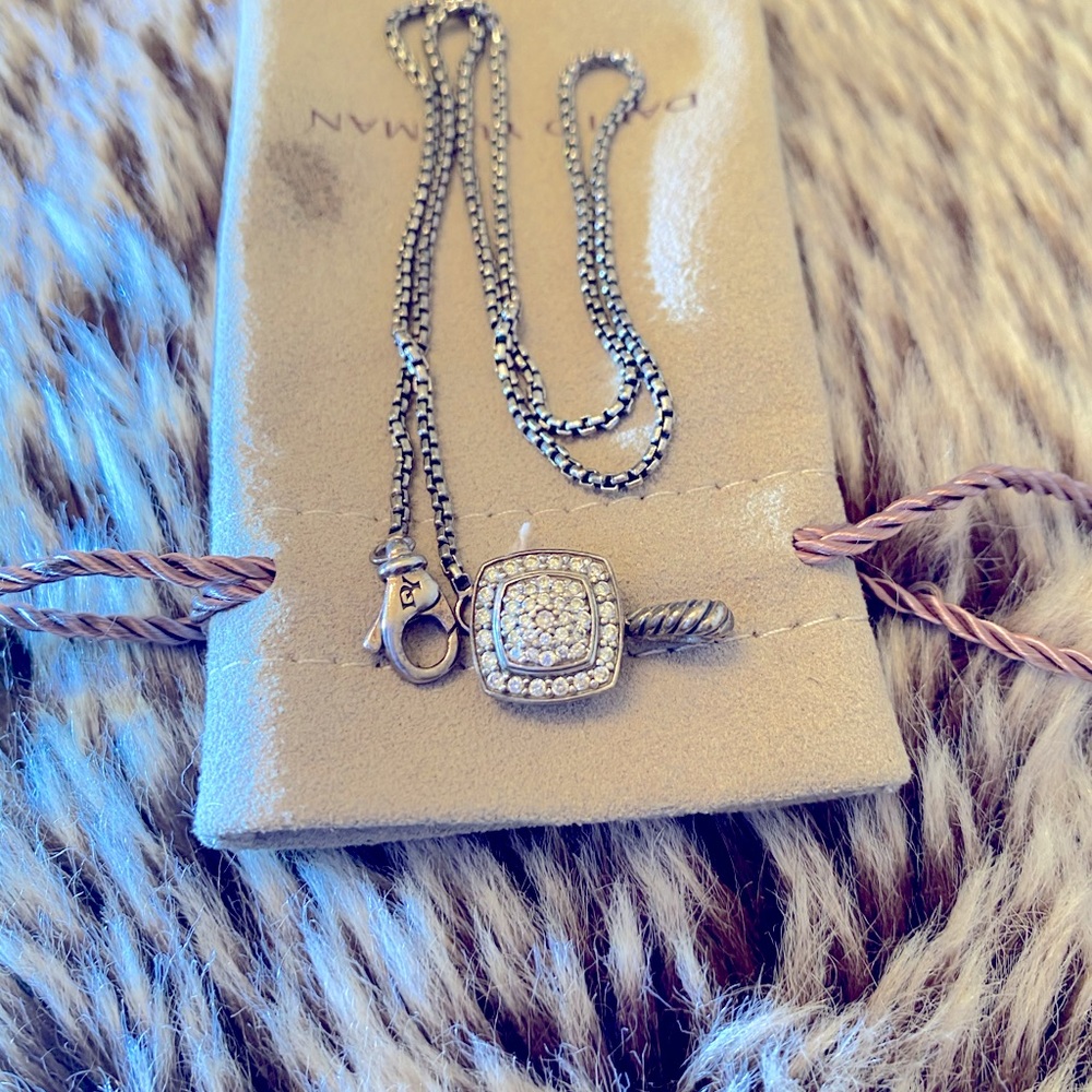 David Yurman pavé diamond Albion necklace